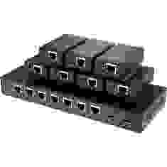 Сплиттер-удлиннитель по витой паре HDMI 1x8 (MT-ED108)