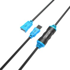 Подовжувач USB 2.0 сигналу на 20 метрів Mt-Viki MT-UD20 (+підсилювач) Подовжувач USB 2.0 сигналу на 20 метрів Mt-Viki MT-UD20 (+підсилювач)