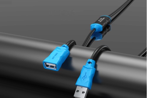 Удлинитель USB 2.0 сигнала на 20 метров Mt-Viki MT-UD20 (+усилитель) - 1