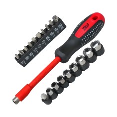 Викрутка Extools OP-20 з комплектом насадок 20шт. Викрутка Extools OP-20 з комплектом насадок 20шт.
