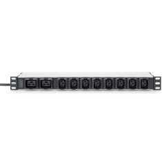 Пристрій розподілу електроживлення DIGITUS DN-95427 1U 8xC13 2xC19 16A 250V вилка C20 Пристрій розподілу електроживлення DIGITUS DN-95427 1U 8xC13 2xC19 16A 250V вилка C20