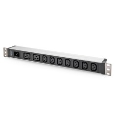 Пристрій розподілу електроживлення DIGITUS DN-95430 1U 7xC13 2xC19 16A 250V вилка C20 Пристрій розподілу електроживлення DIGITUS DN-95430 1U 7xC13 2xC19 16A 250V вилка C20
