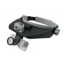 Бінокулярна лупа Magnifier MG81001RD, збільш.- 1X-8Х з Led Бінокулярна лупа Magnifier MG81001RD, збільш.- 1X-8Х з Led
