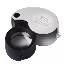 Лупа ювелирная Magnifier MG92530, увел.- 40X, диам.- 25мм c Led Лупа ювелирная Magnifier MG92530, увел.- 40X, диам.- 25мм c Led