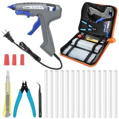Набір Extools Hotgun, пістолет клейовий 100W+ клей 11мм+ інструмент, у футлярі Набір Extools Hotgun, пістолет клейовий 100W+ клей 11мм+ інструмент, у футлярі
