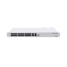 Коммутатор MikroTik CRS326-24S+2Q+RM 24-портовый управляемый Коммутатор MikroTik CRS326-24S+2Q+RM 24-портовый управляемый