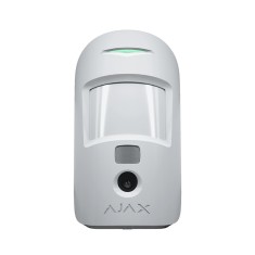 Сповіщувач руху Ajax MotionCam (PhOD) Fibra white з камерою дротовий Сповіщувач руху Ajax MotionCam (PhOD) Fibra white з камерою дротовий