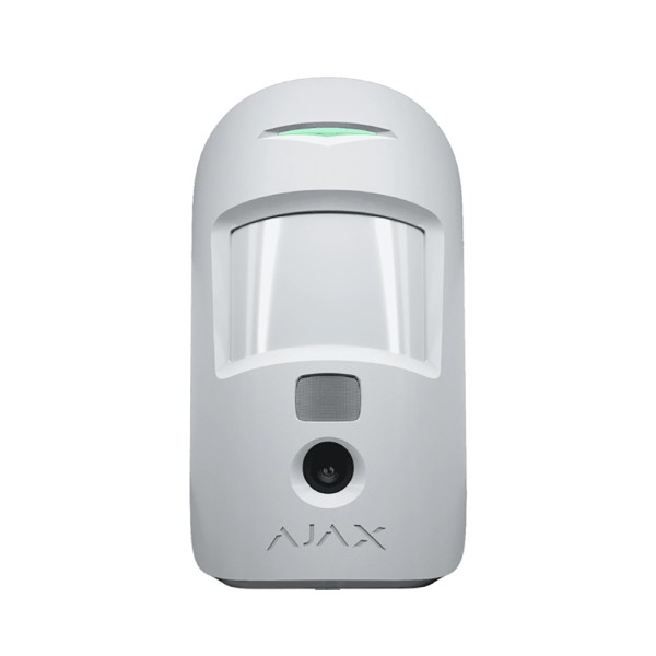 Сповіщувач руху Ajax MotionCam (PhOD) Fibra white з камерою дротовий