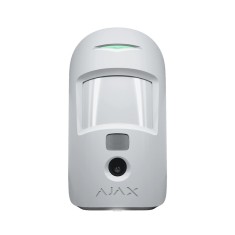 Сповіщувач руху Ajax MotionCam Fibra white з камерою дротовий Сповіщувач руху Ajax MotionCam Fibra white з камерою дротовий