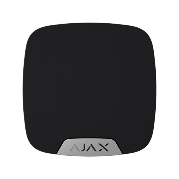 Сирена Ajax HomeSiren S (8PD) black бездротова з клемою для додаткового світлодіода