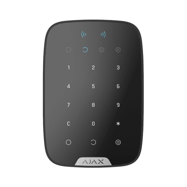 Клавиатура Ajax Keypad S Plus (8PD) black беспроводная с поддержкой защищенных карточек и брелоков