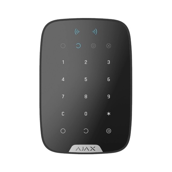 Клавіатура Ajax Keypad S Plus (8PD) black бездротова з підтримкою захищених карток і брелоків