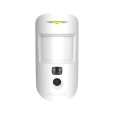 Сповіщувач руху Ajax MotionCam S (PhOD) Jeweller (8PD) white бездротовий з функціями фотоверифікації тривог, фото за запитом і сценарієм Сповіщувач руху Ajax MotionCam S (PhOD) Jeweller (8PD) white бездротовий з функціями фотоверифікації тривог, фото за запитом і сценарієм