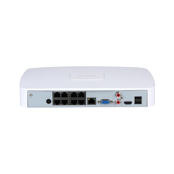 Відеореєстратор Dahua DHI-NVR2108-8P-I2 8-канальний Smart 1U 8PoE 1HDD WizSense
