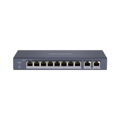 Комутатор Hikvision DS-3E0310P-E/M 8-портовий некерований PoE