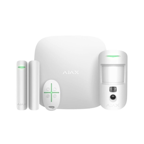 Комплект охранной сигнализации Ajax StarterKit Cam белый