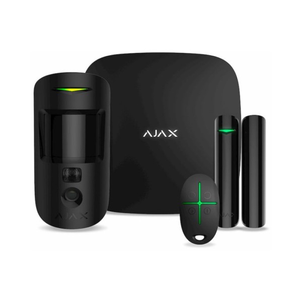 Комплект охоронної сигналізації Ajax StarterKit Cam чорний