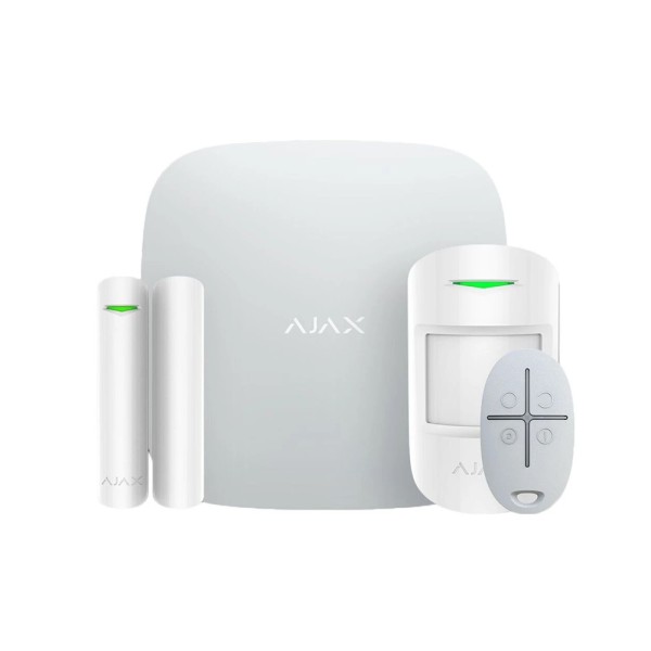 Комплект охранной сигнализации Ajax StarterKit Cam (8EU) UA белый