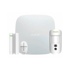 Комплект охранной сигнализации Ajax StarterKit Plus (8EU) UA белый Комплект охранной сигнализации Ajax StarterKit Plus (8EU) UA белый