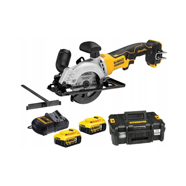 Пила дисковая аккумуляторная DeWALT DCS571P2 XR Li-Ion 4500 об/мин