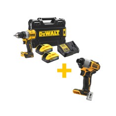 Дрель-шуруповерт DeWALT DCD800H2T+DCF840N XR Li-Ion PowerStack 0-650/0-2000 об/мин Дрель-шуруповерт DeWALT DCD800H2T+DCF840N XR Li-Ion PowerStack 0-650/0-2000 об/мин
