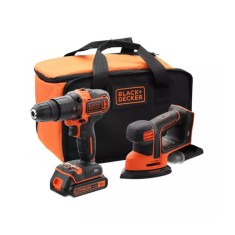 Набор из двух инструментов BLACK+DECKER BCK23S1S Набор из двух инструментов BLACK+DECKER BCK23S1S