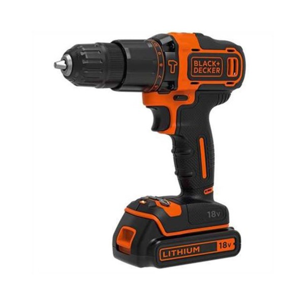 Дриль-шуруповерт BLACK+DECKER BDCHD18KB 360-1400 об/хв