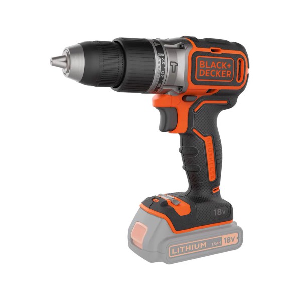 Дриль-шуруповерт акумуляторний BLACK+DECKER BL188N 0-1650 об/хв 28050 уд/хв