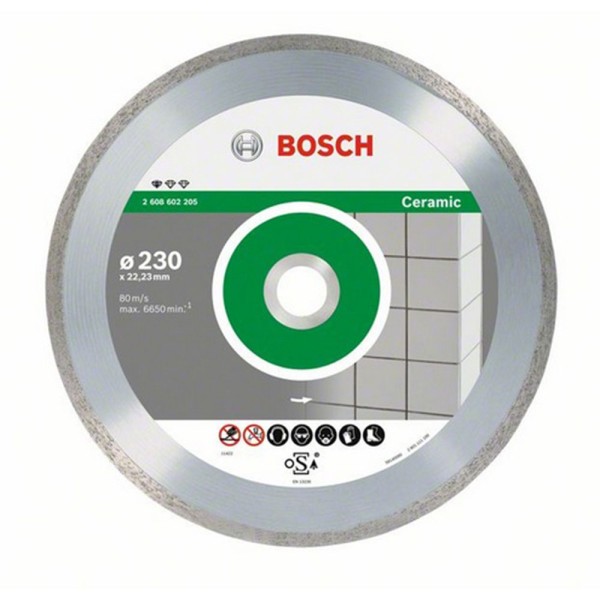 Диск алмазний BOSCH Standard for Ceramic 230-22.2
