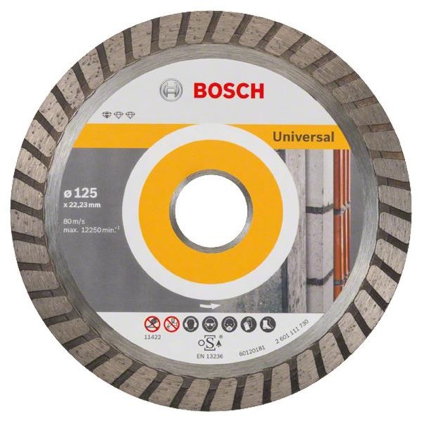 Диск алмазний BOSCH Standard for Universal Turbo 125-22.23