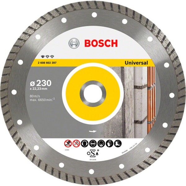 Диск алмазний BOSCH Standard for Universal Turbo 230-22.23