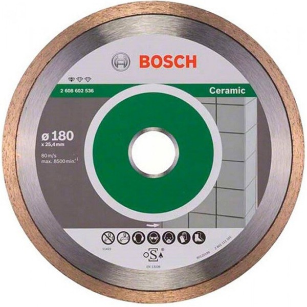 Диск алмазний BOSCH Standard for Ceramic 180-25.4