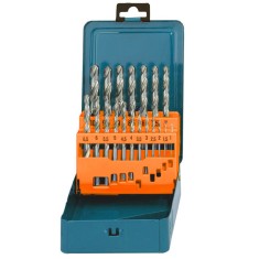 Набір свердел по металу HSS-G Makita 19 шт (D-54025) Набір свердел по металу HSS-G Makita 19 шт (D-54025)