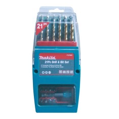 Набір свердел і біт Makita 21 шт (P-57087) Набір свердел і біт Makita 21 шт (P-57087)