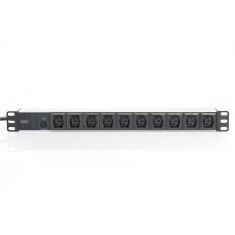 Блок розеток DIGITUS DN-95404 1U 10xC13 10A 250V вилка C14 Блок розеток DIGITUS DN-95404 1U 10xC13 10A 250V вилка C14