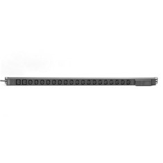 Блок розеток DIGITUS DN-95622 0U 18xC13 2xC19 16A 250V амперметр вилка Schuko Блок розеток DIGITUS DN-95622 0U 18xC13 2xC19 16A 250V амперметр вилка Schuko