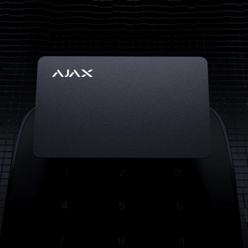 Безконтактна карта Ajax Pass для клавіатури, чорна (10шт.) - 1