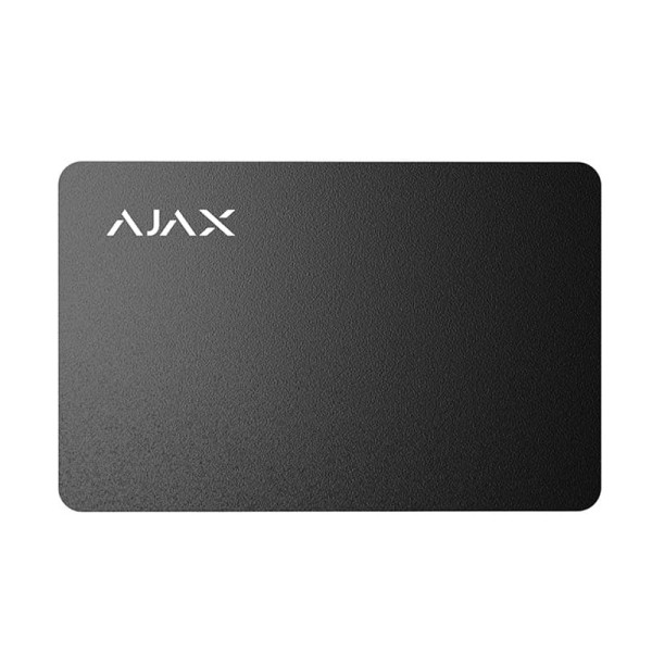 Безконтактна карта Ajax Pass для клавіатури, чорна (100шт.)