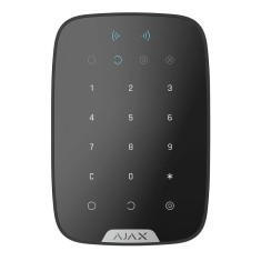 Беспроводная сенсорная клавиатура Ajax Keypad Plus с поддержкой бесконтактных карт и брелоков, черная Беспроводная сенсорная клавиатура Ajax Keypad Plus с поддержкой бесконтактных карт и брелоков, черная