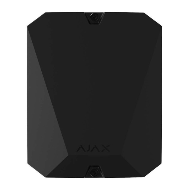 Модуль Ajax MultiTransmitter для підключення провідної сигналізації до Ajax і управління охороною в додатку, чорний