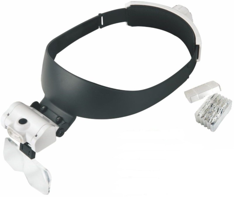 Бінокулярна лупа Magnifier 8200-J, збіль.- 1X-6Х з Led - 1