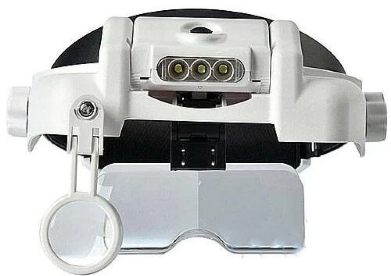Бінокулярна лупа Magnifier 8200-M, збіль.- 1.5X-11,5Х з Led - 1