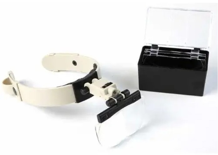 Бінокулярна лупа Magnifier 81002, збіль.- 1.2X-3.5Х з Led - 1