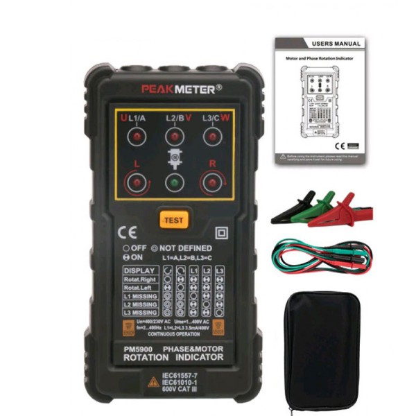 Тестер чередування фаз PeakMeter PM5900