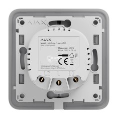 Реле одноклавішний вимикач Ajax LightCore 1-gang for LightSwitch Jeweler, бездротовий