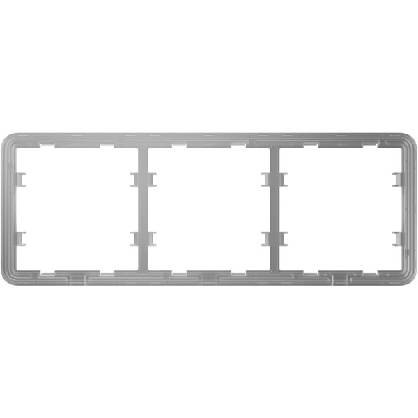 Рамка для выключателя на 3 секции Ajax Frame 3 seats for LightSwitch