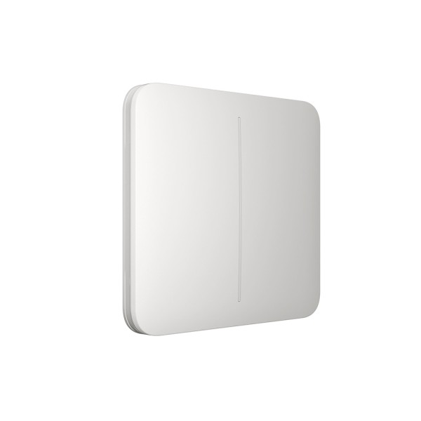 Кнопка для двухклавишного выключателя Ajax SoloButton 2-gang for LightSwitch White