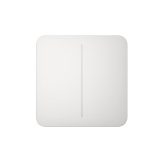 Кнопка для двухклавишного выключателя Ajax SoloButton 2-gang for LightSwitch White Кнопка для двухклавишного выключателя Ajax SoloButton 2-gang for LightSwitch White