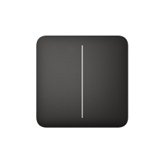 Кнопка для двухклавишного выключателя Ajax SoloButton 2-gang for LightSwitch Black Кнопка для двухклавишного выключателя Ajax SoloButton 2-gang for LightSwitch Black