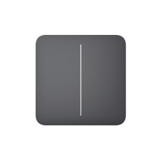 Кнопка для двухклавишного выключателя Ajax SoloButton 2-gang for LightSwitch Graphite Кнопка для двухклавишного выключателя Ajax SoloButton 2-gang for LightSwitch Graphite